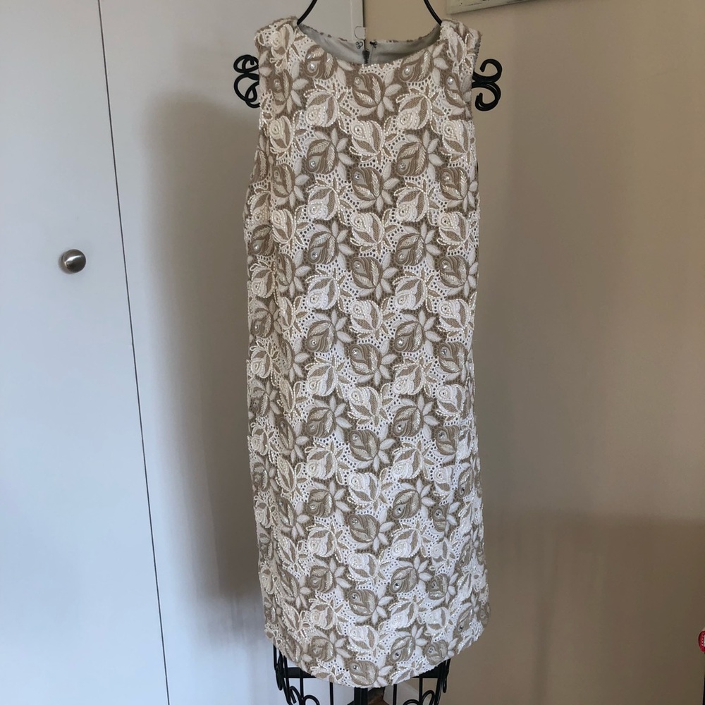 Alice & Olivia Beaded Sheath Dress